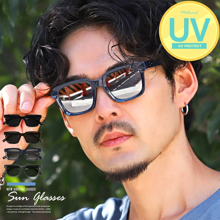 サングラス ウェリントン スクエア [品番：LU000013275]｜LUXSTYLE（ラグスタイル）のメンズファッション通販｜SHOPLIST（ショップリスト）