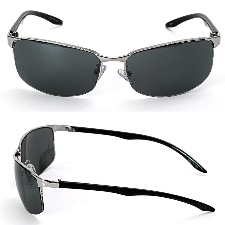 サングラス ハーフリム  スクエア[品番：LU000013299]｜LUXSTYLE（ラグスタイル）のメンズファッション通販｜SHOPLIST（ショップリスト）