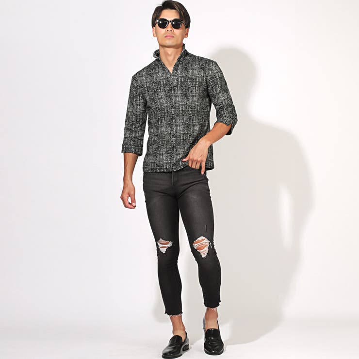 ポロシャツ 7分袖 メンズ | LUXSTYLE | 詳細画像6