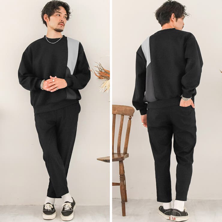 COSTCO メンズ トレーナー L ブラック✖️2