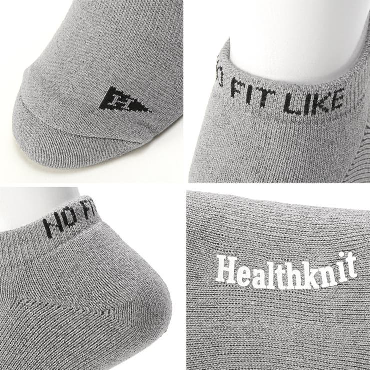 Healthknit(ヘルスニット)ペナントベーシックスニーカーソックス3足セット・くつ下・おしゃれ・プレゼント・ギフト・カジュアル・綿