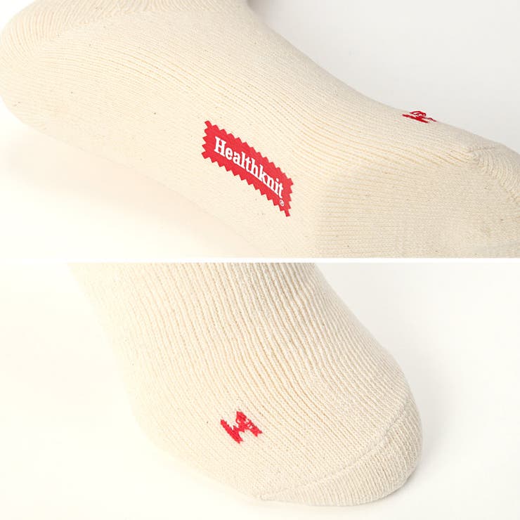 Healthknit(ヘルスニット)配色3本ラインキナリクルーソックス3足セット・プレゼント・ギフト・シンプル・カジュアル・アメカジ・通勤・通学
