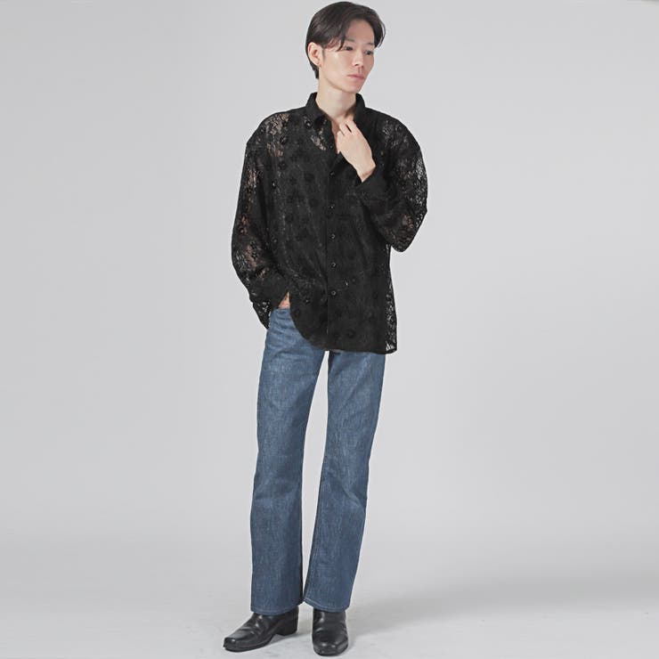 長袖シャツ メンズ カジュアルシャツ | LUXSTYLE | 詳細画像4 