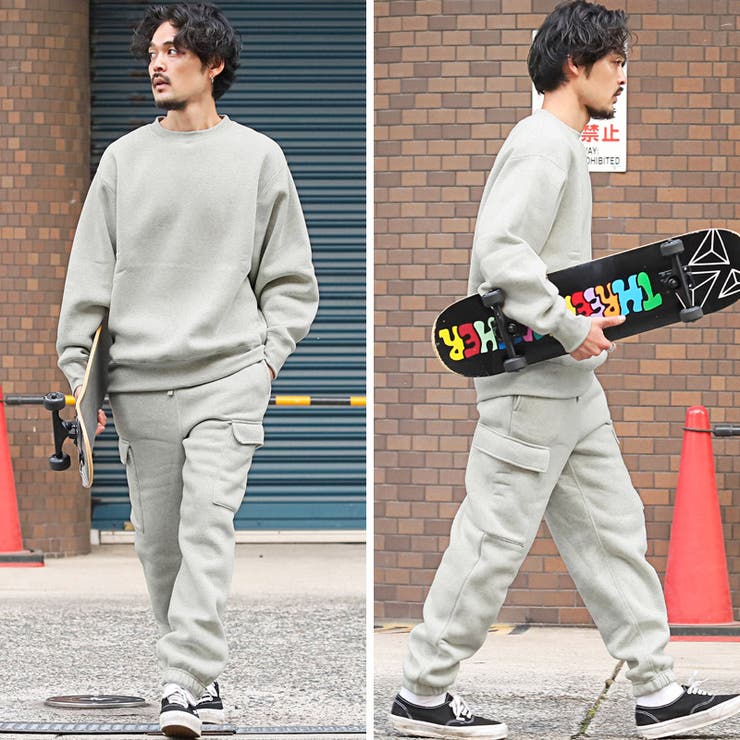 スウェットパンツ カーゴパンツ メンズ[品番：LU000013451
