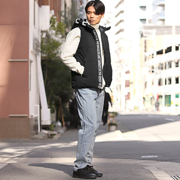 中綿ベスト メンズ レディース | LUXSTYLE | 詳細画像4 