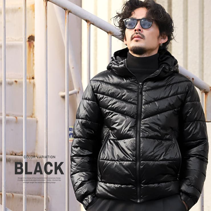 ブラック | 中綿ジャケット メンズ レディース | LUXSTYLE