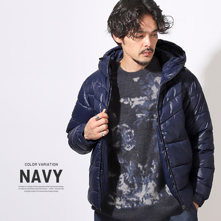 ネイビー | 中綿ジャケット メンズ レディース | LUXSTYLE