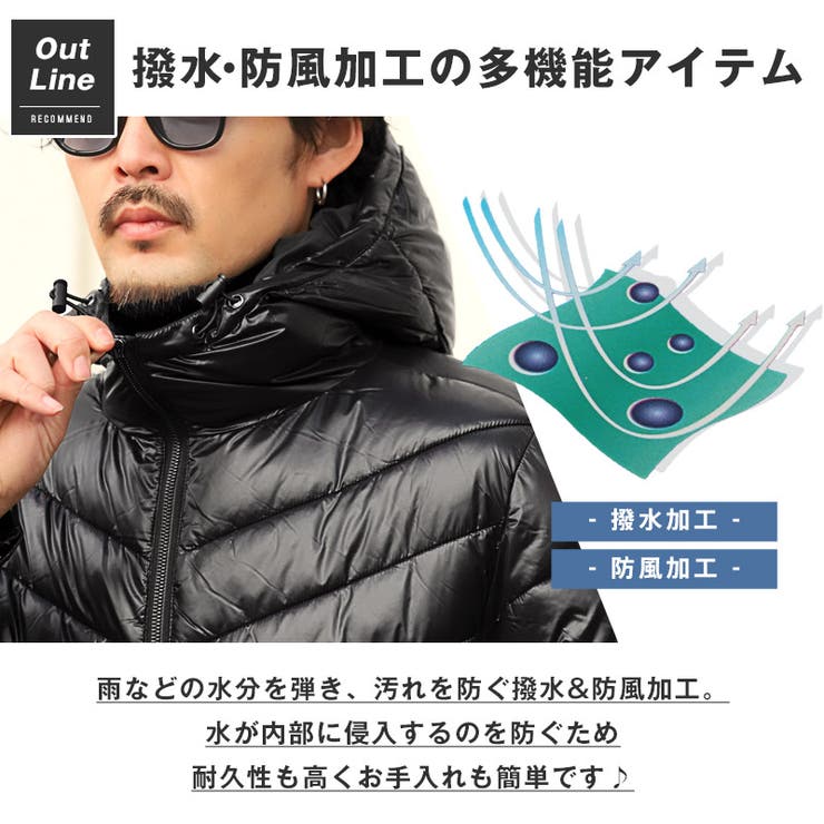 中綿ジャケット メンズ レディース | LUXSTYLE | 詳細画像9 