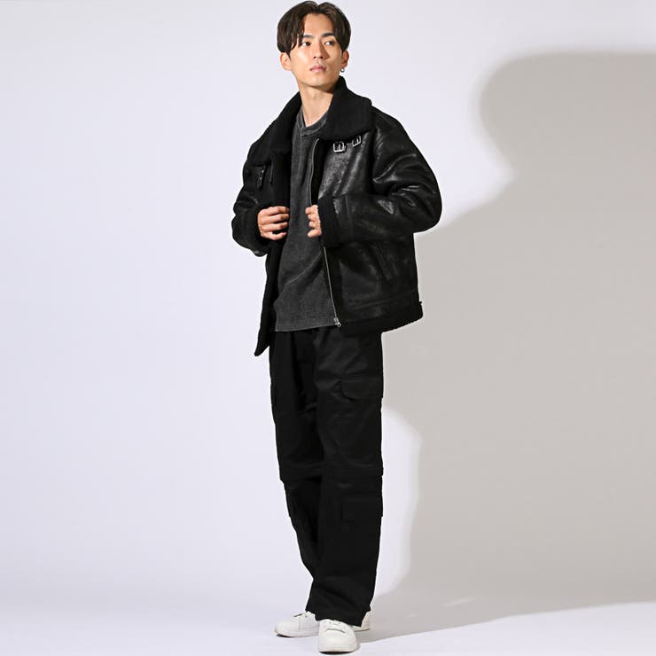 ムートンジャケット メンズ レディース[品番：LU000013476