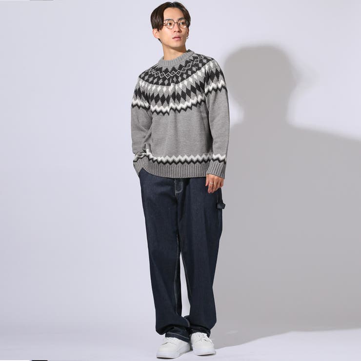 ニット セーター メンズ[品番：LU000013517]｜LUXSTYLE（ラグ