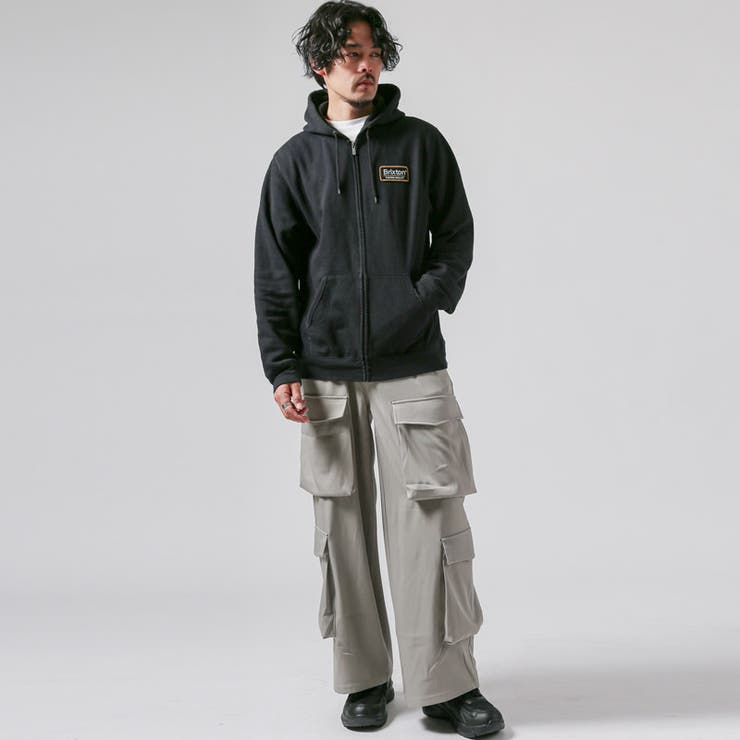 カーゴパンツ ワイドパンツ メンズ[品番：LU000013582