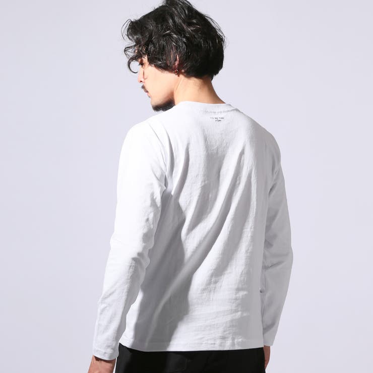 ロンT・Tシャツ・メンズ・長袖・トップス・カットソー・ロングスリーブ・天竺・OE・綿100・コットン・ロゴ・プリント・ブランド・クルーネック・丸首・春服・秋服・10代・20代・30代・40代・シンプル・カジュアル・韓国・ユニセックス