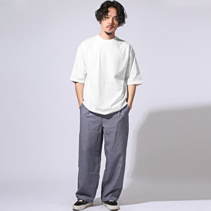 Tシャツ・半袖・トップス・カットソー・メンズ・大きいサイズ・無地・裾ラウンド・ラウンドヘム・クルーネック・丸首・ヘビーウェイト・重ね着・インナー・シンプル・カジュアル・春服・夏服・おしゃれ・レイヤード・ストリート