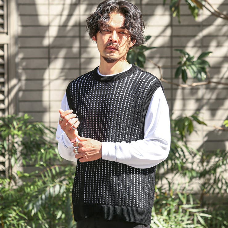 ベスト ジレ ニットベスト[品番：LU000013583]｜LUXSTYLE（ラグ
