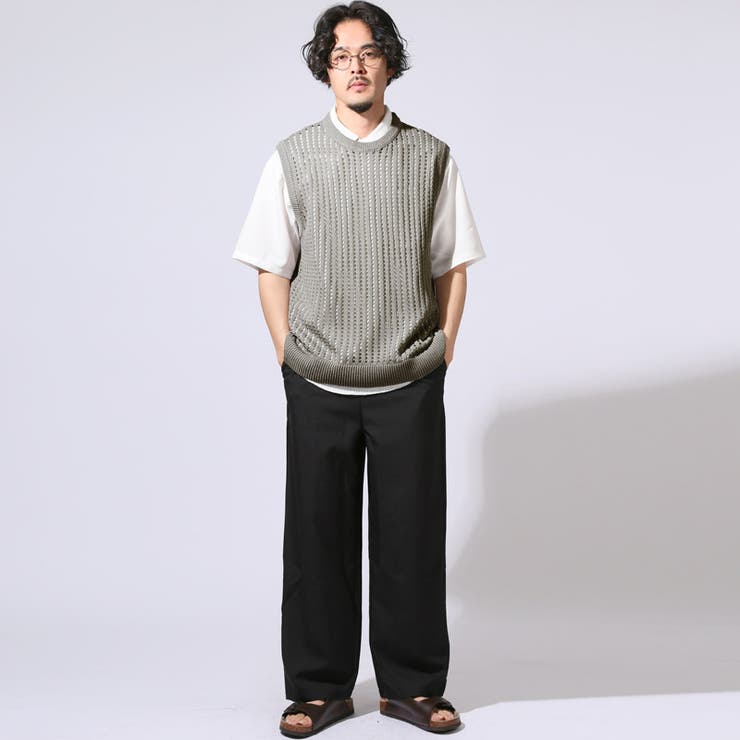 ベスト ジレ ニットベスト[品番：LU000013583]｜LUXSTYLE（ラグ