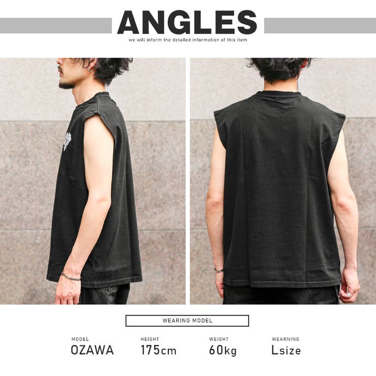 ノースリーブ Tシャツ タンクトップ | LUXSTYLE | 詳細画像8 
