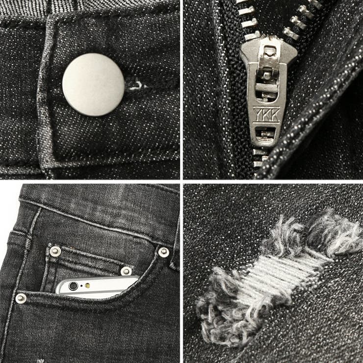 スキニーパンツ デニムパンツ メンズ | LUXSTYLE | 詳細画像9 