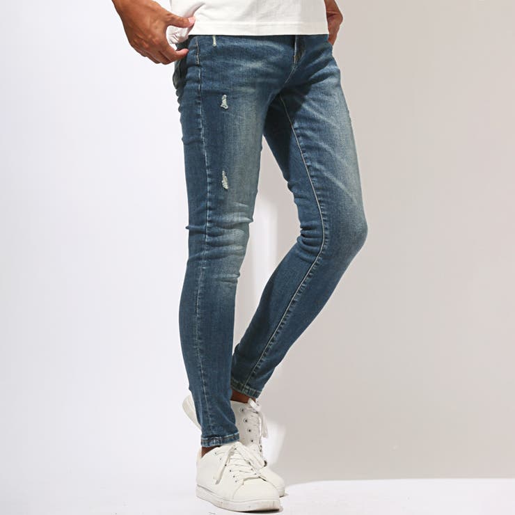 インディゴ | スキニーパンツ デニムパンツ メンズ | LUXSTYLE