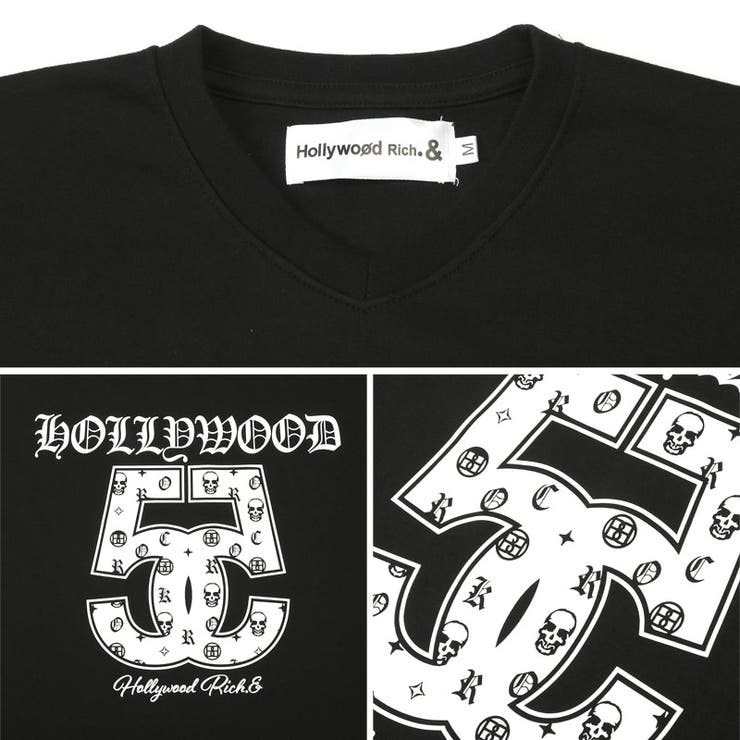 Tシャツ・トップス・メンズ・半袖・ブランド・ゴシック・ブラックレター・ロゴ・プリント・バックプリント・スリム・綿100・コットン・白T・黒T・ホワイト・ブラック・20代・30代・40代・カジュアル・ストリート・ダンス