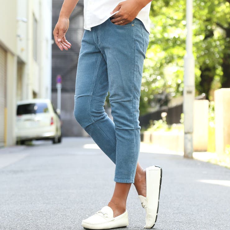 ネイビー | クロップドパンツ メンズ 7分丈 | LUXSTYLE