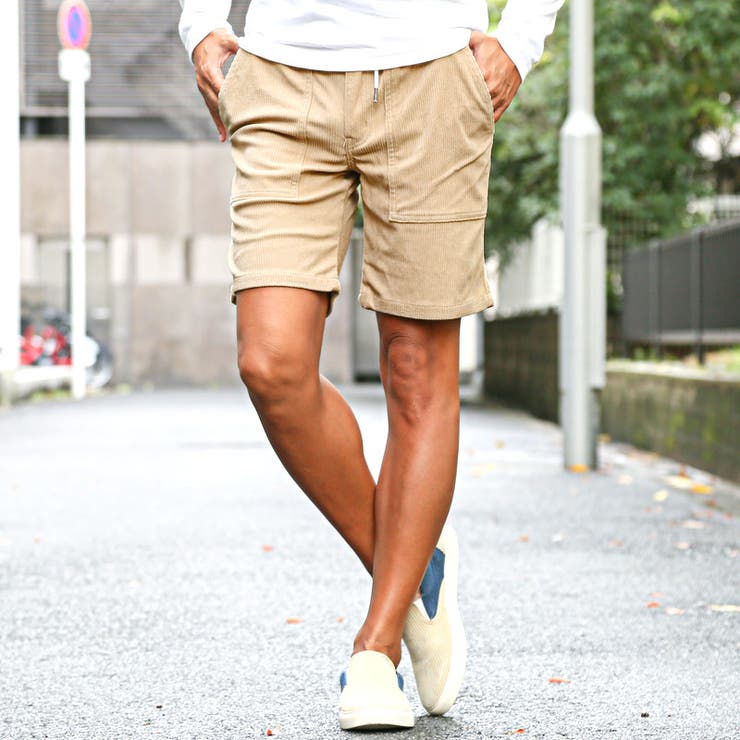 PIGOVEL MAKERS & CO ベージュショートパンツ 30%OFF【CAMBIO(カンビオ)】Camouflage Sweat Short Pants