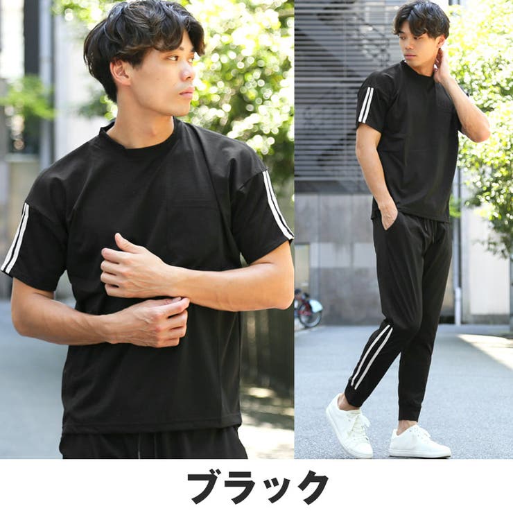 Tシャツ・半袖・メンズ・半袖Tシャツ・トップス・カットソー・速乾・吸水・吸汗・ドライ・サマー・ストレッチ・袖ライン・胸ポケット・大きいサイズ・丸首・クルーネック・スポーツ・ジム・インナー・春服・夏服・涼しい・ルームウェア