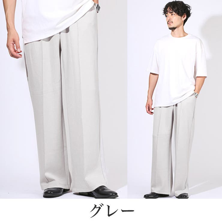 ワイドパンツ スウェットパンツ イージーパンツ[品番