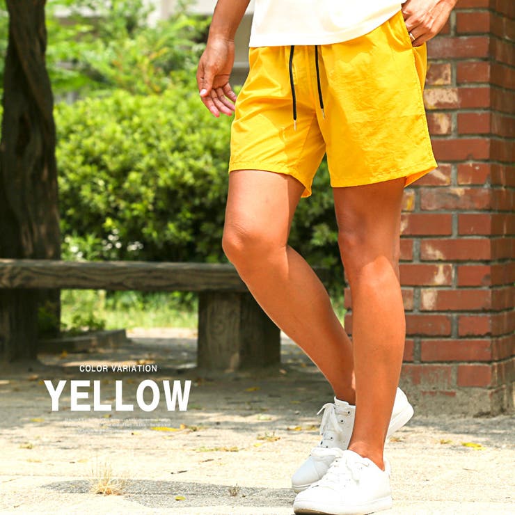 イエロー | ショートパンツ ショーツ メンズ | LUXSTYLE