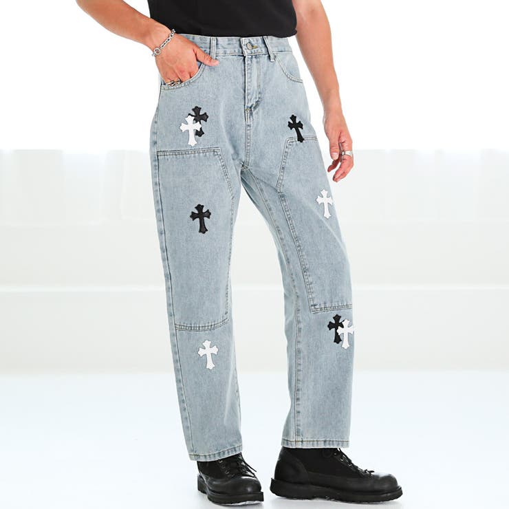 ブルー | デニムパンツ ジーンズ メンズ | LUXSTYLE