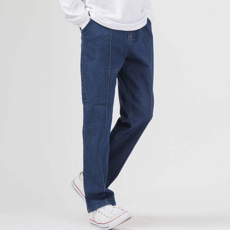 ブルー | デニムパンツ テーパードパンツ ジーンズ | LUXSTYLE