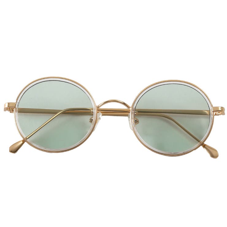 ペールグリーン | ラウンド サングラス レディース | LUXSTYLE
