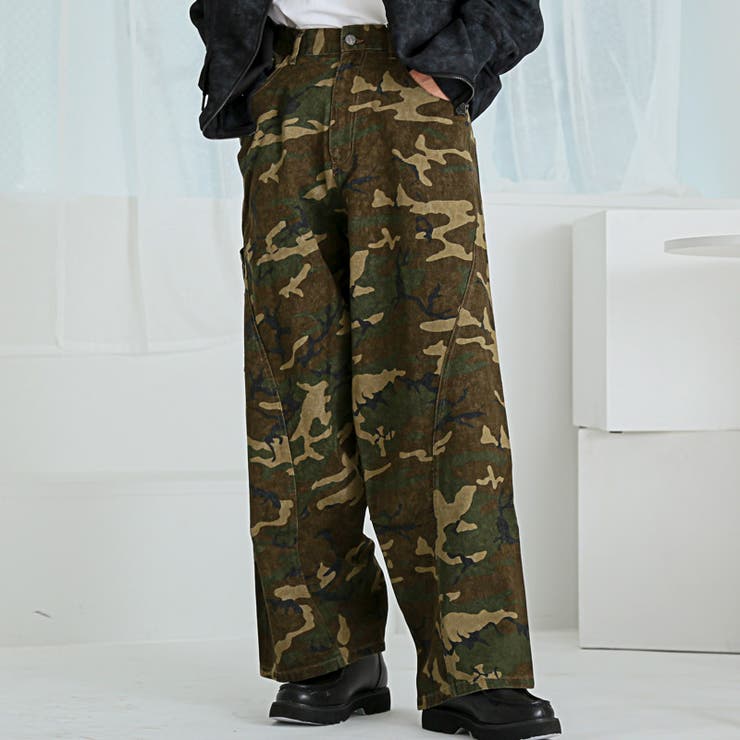 カモフラ | デニムパンツ ワイドパンツ ペインターパンツ | LUXSTYLE