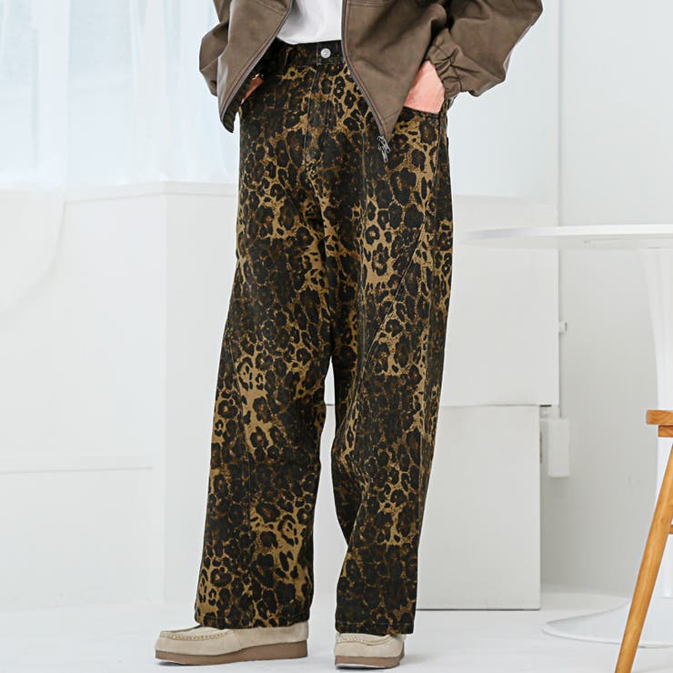 レオパード | デニムパンツ ワイドパンツ ペインターパンツ | LUXSTYLE
