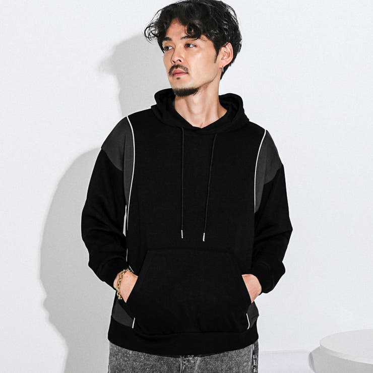 ブラック | パーカー フーディ 長袖 | LUXSTYLE