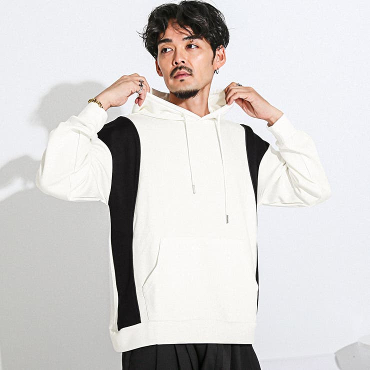 ホワイト | パーカー フーディ 長袖 | LUXSTYLE
