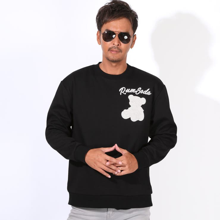 ブラック | RUMSODA ラムソーダ トレーナー | LUXSTYLE