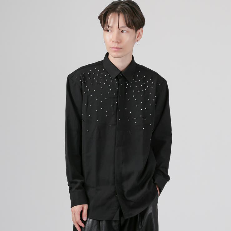 ブラック | シャツ 長袖 メンズ | LUXSTYLE