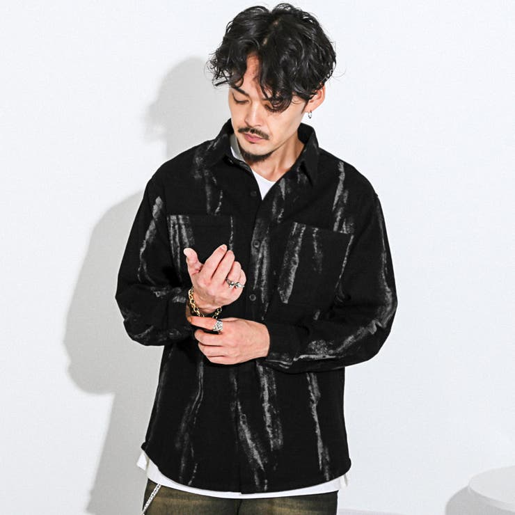 グレー | 長袖シャツ デニムシャツ カジュアルシャツ | LUXSTYLE