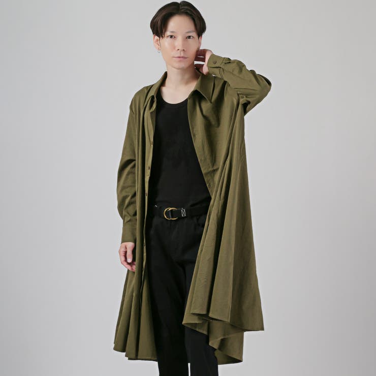 カーキ | コート スプリングコート シャツコート | LUXSTYLE
