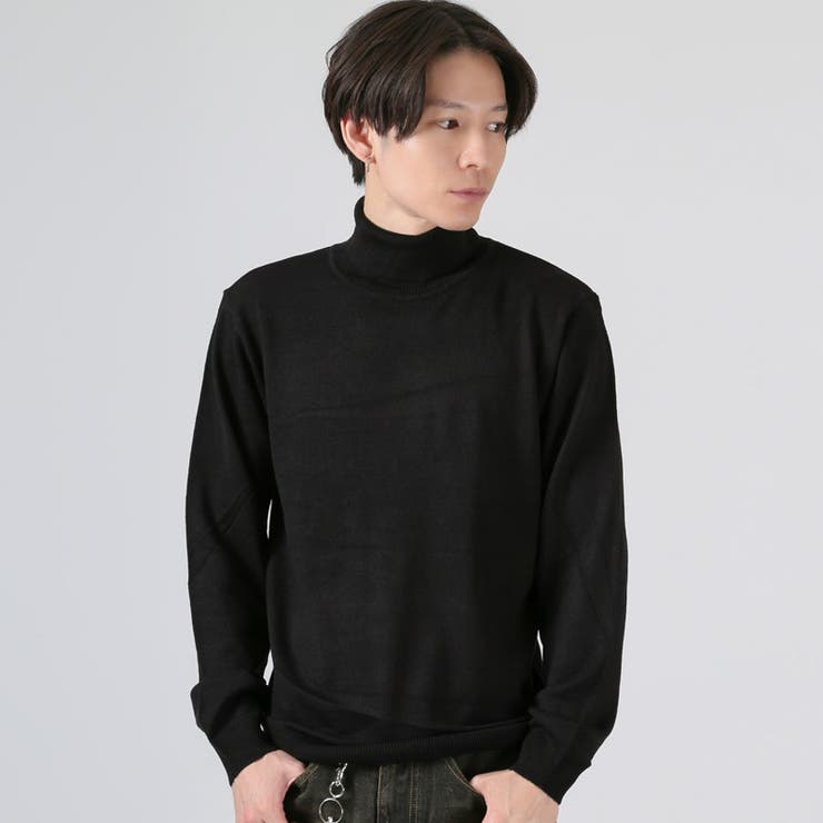 ブラック | ニットセーター メンズ レディース | LUXSTYLE