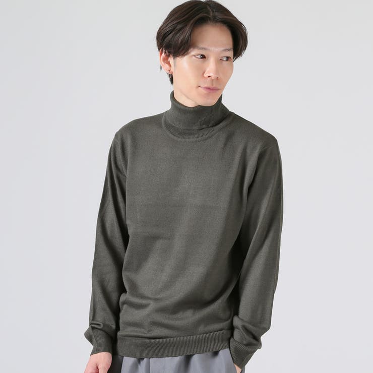 杢チャコール | ニットセーター メンズ レディース | LUXSTYLE