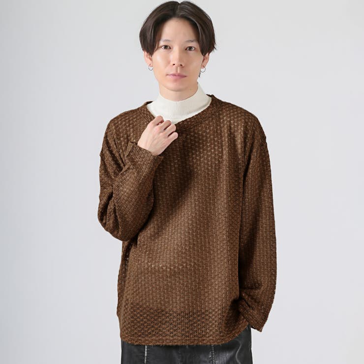 ブラウン | revertical リバーティカル ニット | LUXSTYLE