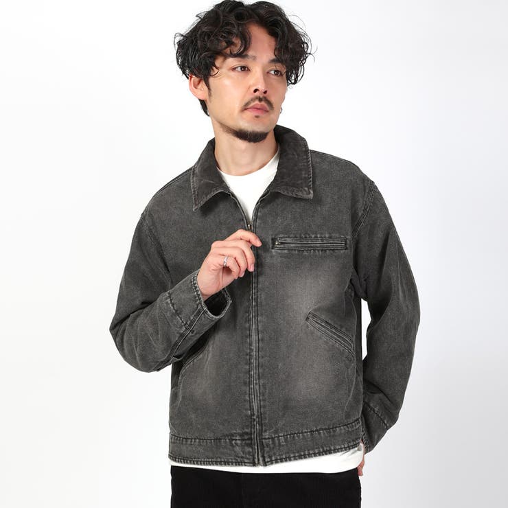 ブラック | ジャケット ブルゾン ワークジャケット | LUXSTYLE