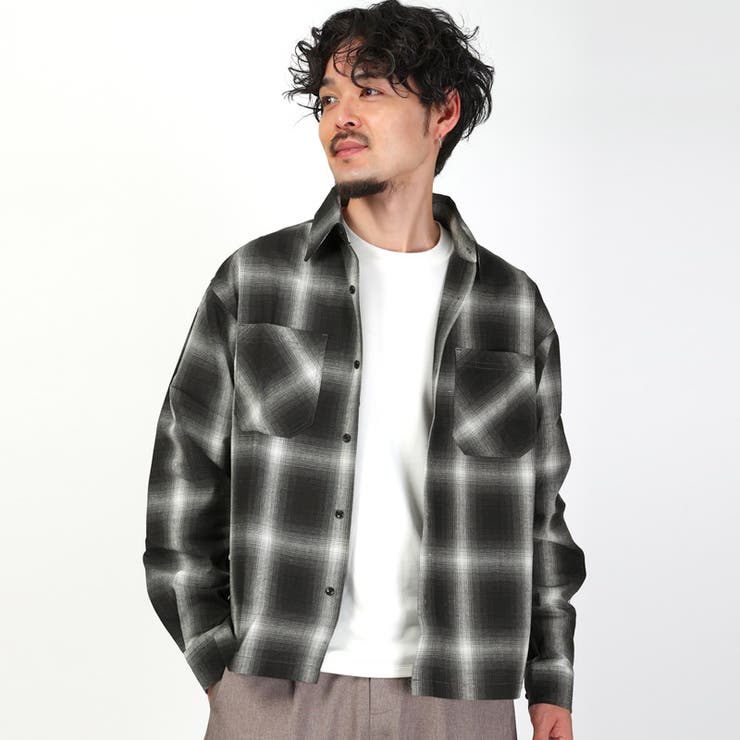 ブラック | シャツ 長袖 メンズ | LUXSTYLE