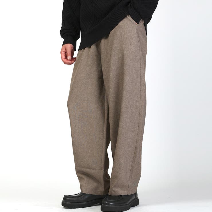 モカブラウン | revertical リバーティカル ワイドパンツ | LUXSTYLE