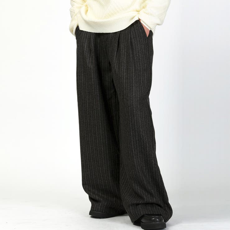 チャコール | revertical リバーティカル ワイドパンツ | LUXSTYLE