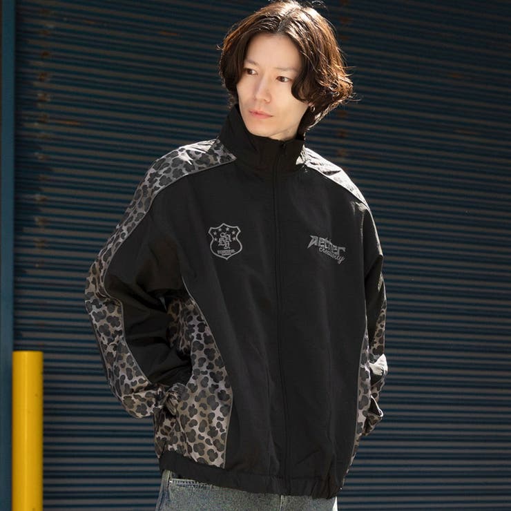 ブラック | ブルゾン ナイロンジャケット スタンドジャケット | LUXSTYLE