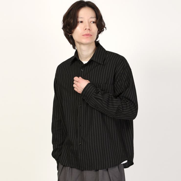 ストライプ | シャツ 長袖 メンズ | LUXSTYLE