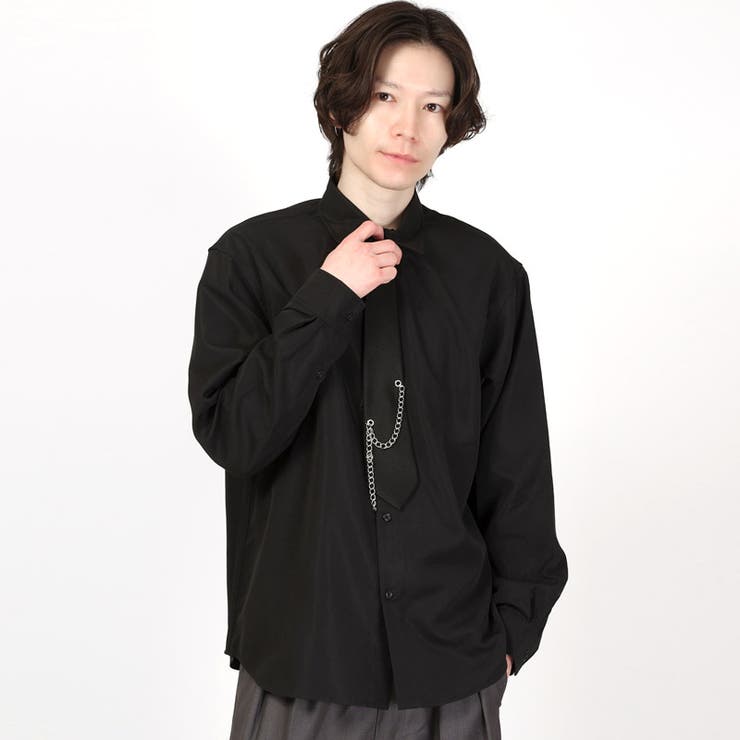 ブラック | シャツ 長袖 メンズ | LUXSTYLE