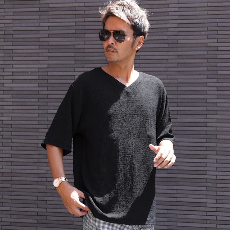 ブラック | Tシャツ 半袖 メンズ | LUXSTYLE